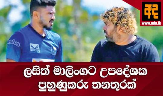 ලසිත් මාලිංගට උපදේශක පුහුණුකරු තනතුරක්
