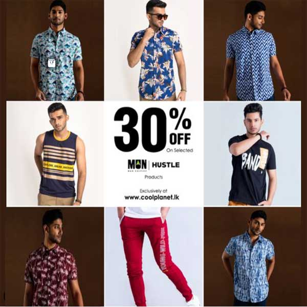 Get a 30% off on Selected MUN and HUSTLE clothing @Cool Planet