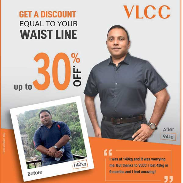 Get a discount equal to your waist line