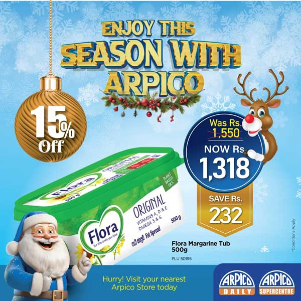 Enjoy This Season With Arpico! Enjoy Amazing discounts Up to 25% Visit your nearest Arpico