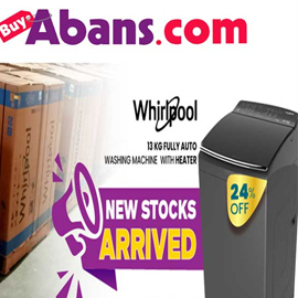 24% Discount on 13kg fully Automatic Washing Machines from Abans