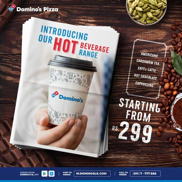 Warm up with the all-new Domino’s Hot Beverage Range