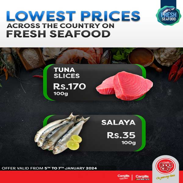 Buy Fresh Seafood at the Lowest Prices and More Savings Across Cargills