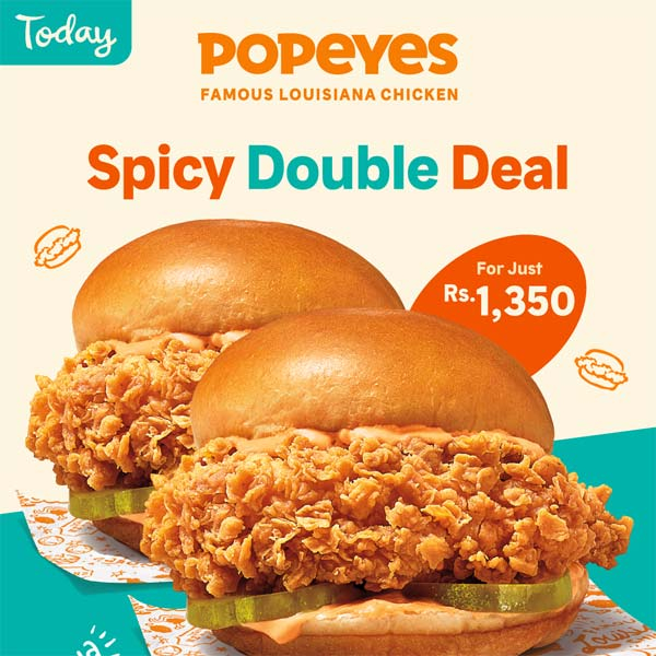 Just Rs. 1,350. Valid today for Dine-in, Takeaway & Delivery