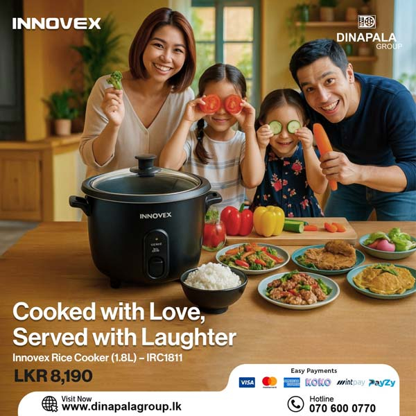 Cooked with Love, Served with Laughter! Bring smiles to the table with the Innovex Rice Cooker (1.8L – IRC1811)