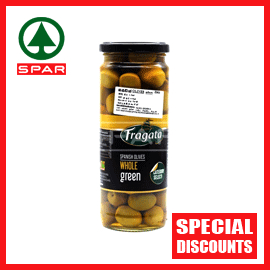 Get to Special Discount for Fragata Olives 450g @ SPAR Super Market
