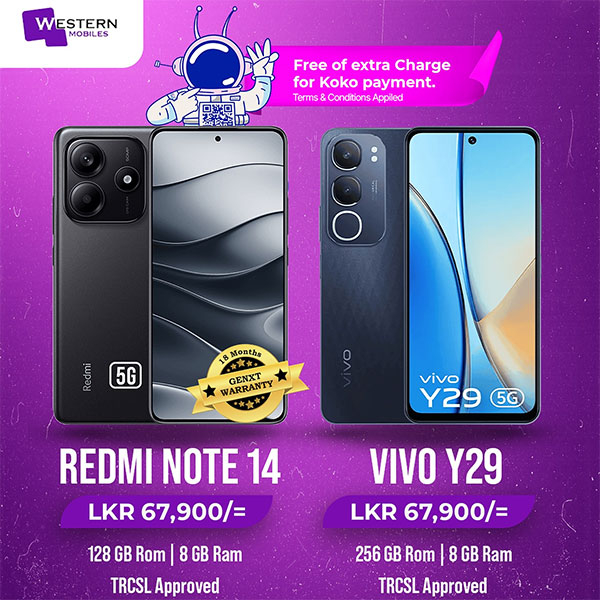 Upgrade to the Redmi Note 14 for just LKR 67,900!