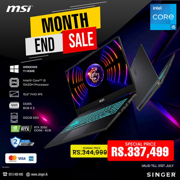 Get your hands on top laptops at unbeatable prices — only at Singer!