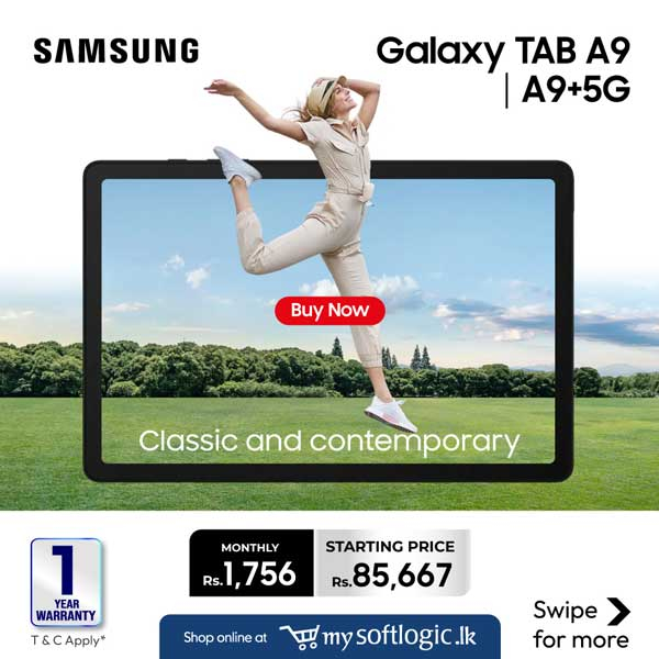 Get the latest range of Samsung Tabs!  Starting price at just Rs.85,667