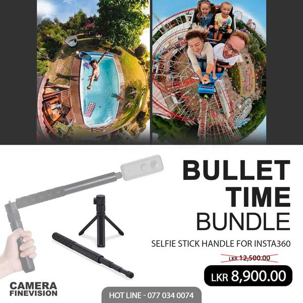 Bullet Time Bundle Selfie Stick for insta360 Special Offer