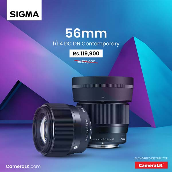 Sigma 56mm f/1.4 DC DN Contemporary Lens for Sony E