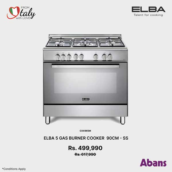 ​Best Elba cookers priced at Rs. 169,990 upwards