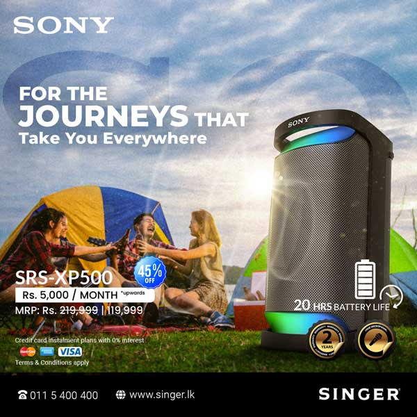 Enjoy a special price on Sony Speaker @ Singer