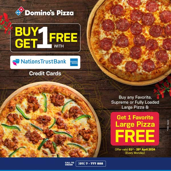 Buy 1 Get 1 Free @ Domino’s Pizza