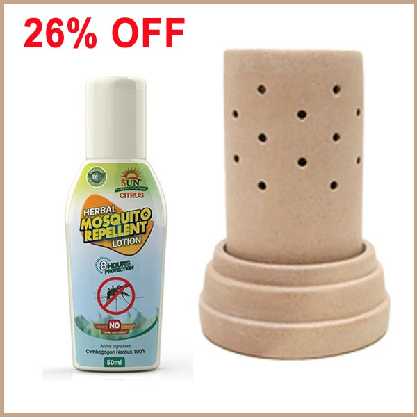 26% off for Mosquito Repellent Lotion with the Electric Burner