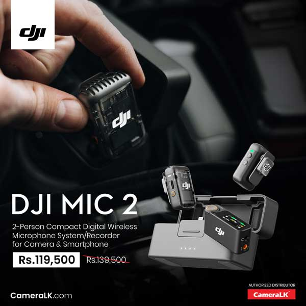 Enjoy a special price on DJI Mic 2 @ CameraLK Store