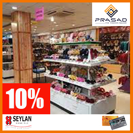 10% off for Seylan Bank Card Holders @ Prasad Textiles
