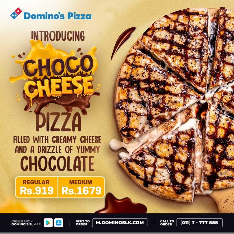 Introducing Dominos Choco Cheese Pizza Dominos Pizza Top Deals