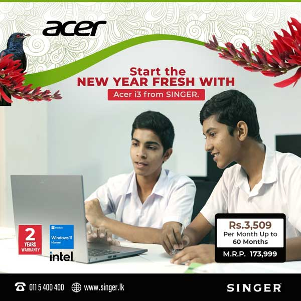 Enjoy Special Price on Acer i3 Laptop @ Singer