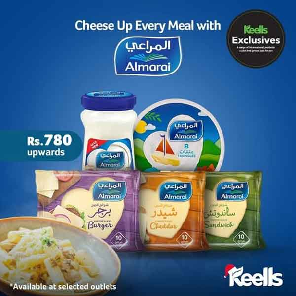 Visit Keells and grab your favorite Almarai cheese today