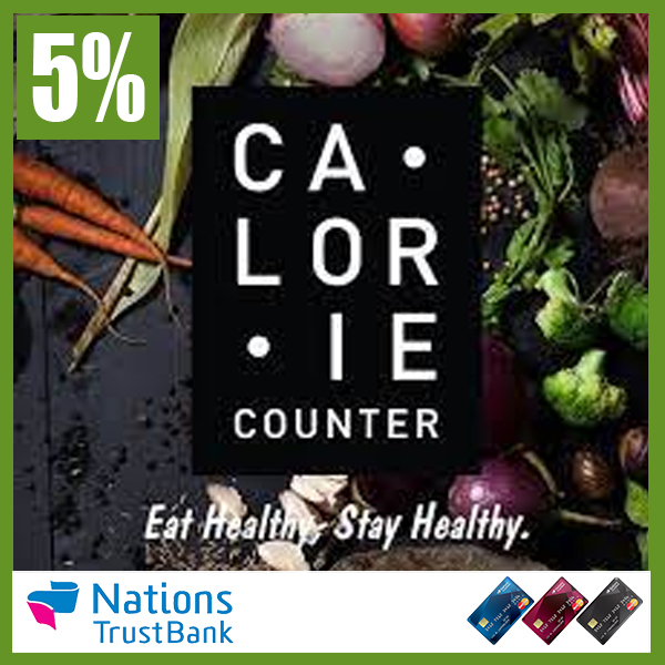 Enjoy 5% Savings on all Meals Plans for NTB American Express Credit Card @Calarie Counter