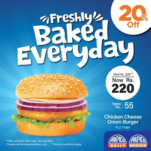 Treat yourself to the finest bakery delights at the best price from Arpico Supercentre