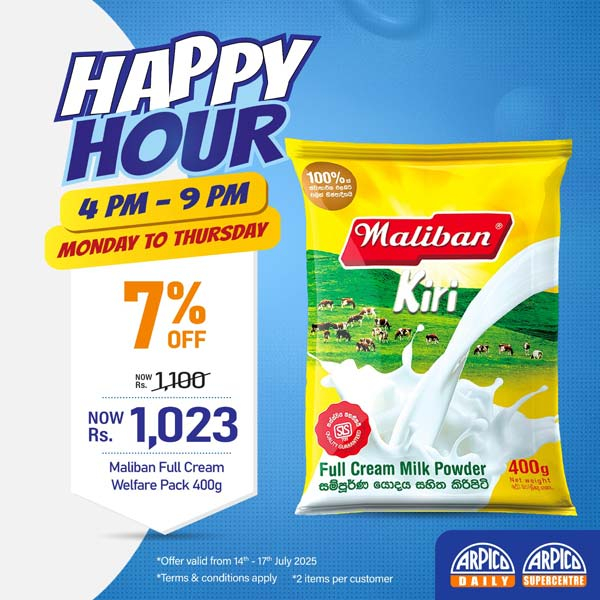 Arpico Happy Hour is back!