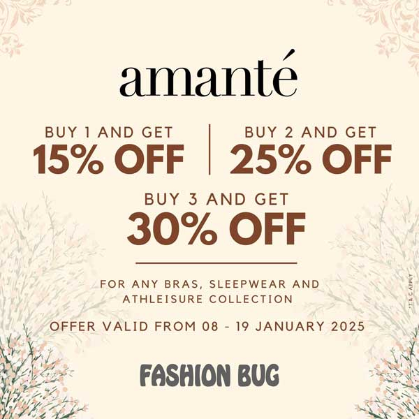 Shop your favorite amanté styles at Fashion Bug!