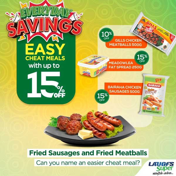 Save big while you satisfy cravings with your favourite cheat meal using ingredients from your nearest LAUGFS Super outlet