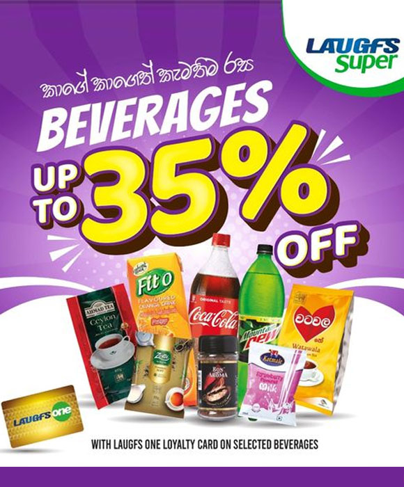 Up to 35% OFF on Beverages @ Laugfs Supermarket