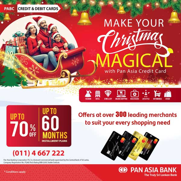 A Magical Christmas with Pan Asia Bank Credit & Debit Cards