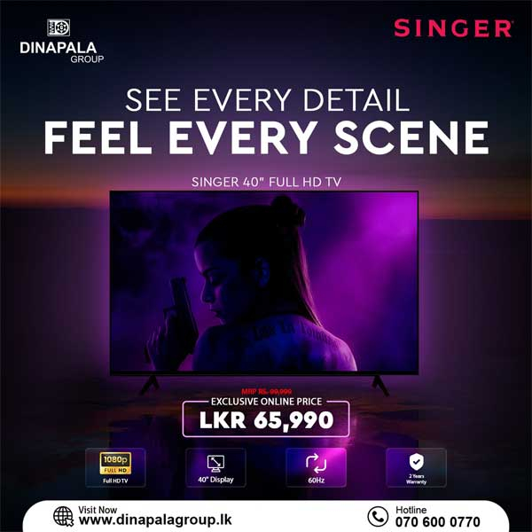 Enjoy a special price on singer  tv @ Dinapala Group