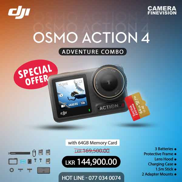 DJI Osmo Action 4 Camera Adventure Combo Special Offer