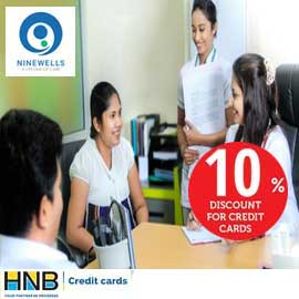 UP TO 12 MONTHS 0% INSTALLMENTS AT NINEWELLS HOSPITAL HNB Credit Cards