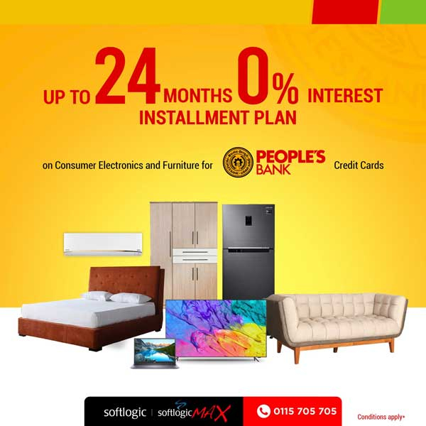 Enjoy up to 24 months interest-free installments on Consumer Electronics and Furniture when using People’s Bank Credit Cards