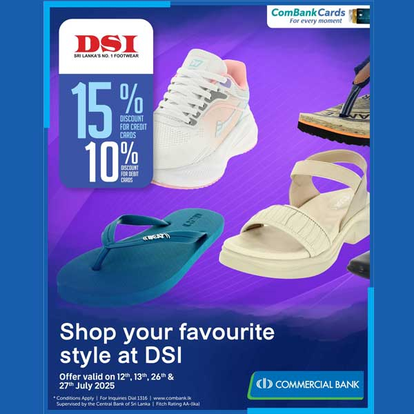 Enjoy up to 15% off with commecial cards @ DSI