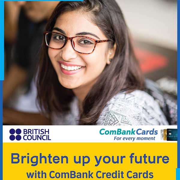 Brighten up your future with British Council and ComBank Credit Cards