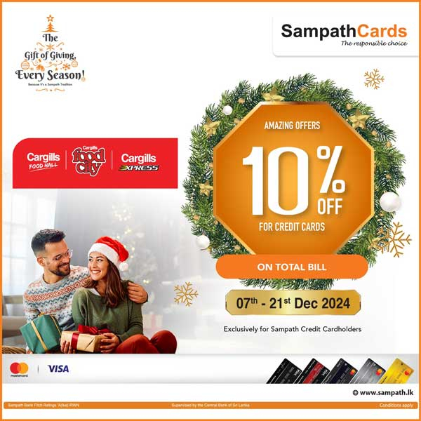 Enjoy 10% off on total bill making this season even more special