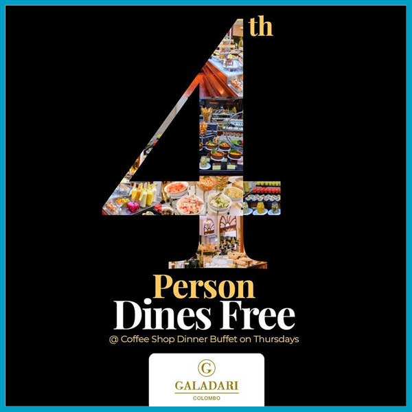 4th Person Dines Free @Galadari Hotel