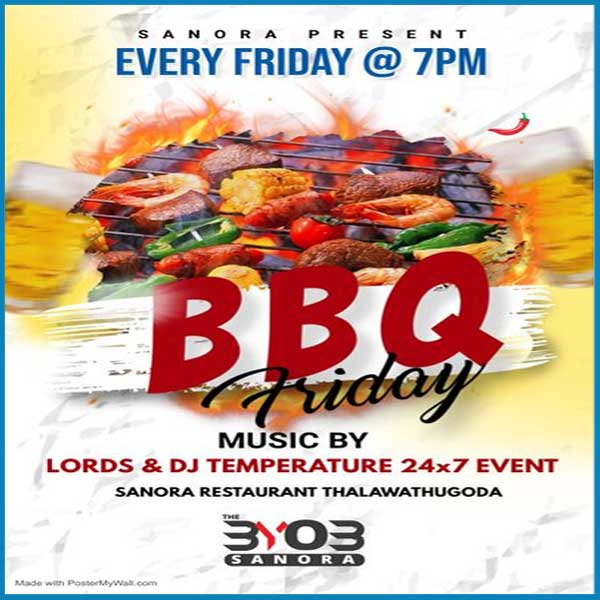 Get ready for the long-awaited return of Sanora BBQ Dinner Nights on Every Friday @ Sanora Restaurant