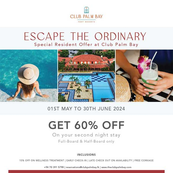 Get 60% off on your second night stay @ Club Palm Bay
