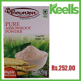 Special Price Reduce for Brownson Arrowroot Powder 50g @ Keells Super