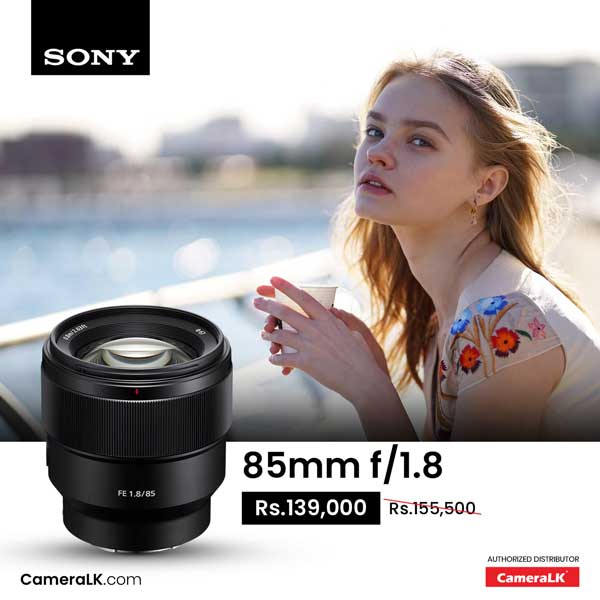 Enjoy a special price on Sony FE 85mm @ CameraLK Store