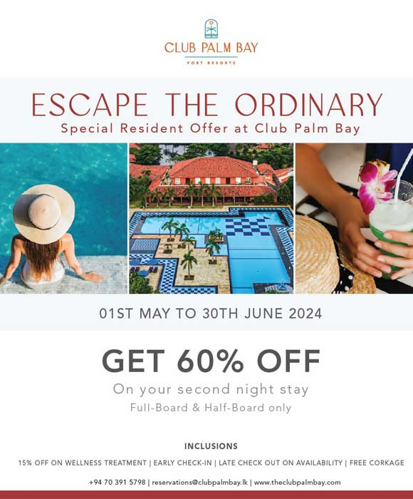 Get 60% off on your second night stay @ Club Palm Bay