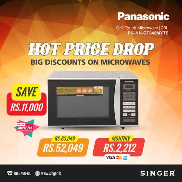 Hot Price drop on Panasonic Microwaves