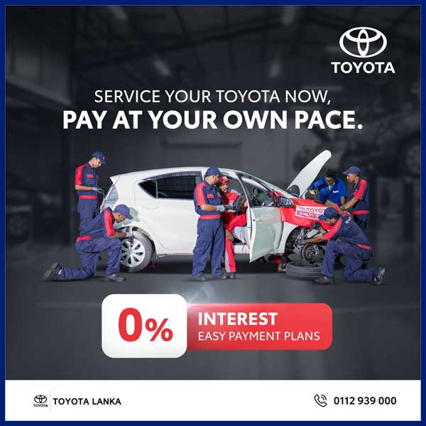 Get 0% Interest Easy Payments Plans At Toyota Lanka