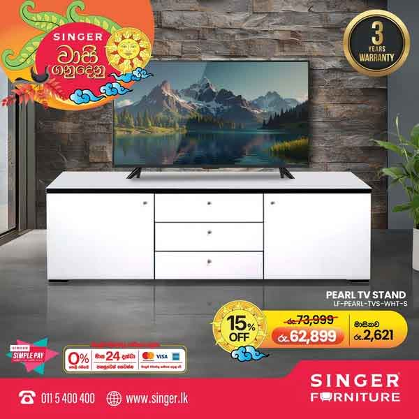 Enjoy exclusive discounts for TV stands @ Singer Sri Lanka