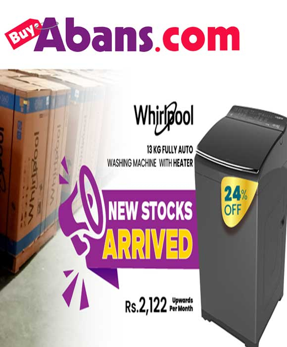 24% Discount on 13kg fully Automatic Washing Machines from Abans