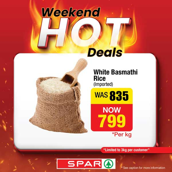 Enjoy Our Weekend Hot Deals On Selected Products @ SPAR