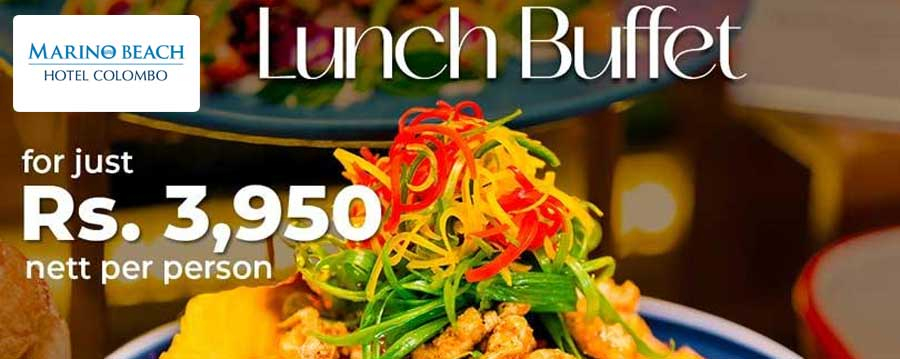 Enjoy a special price on ​Weekday Lunch Buffet @ Marino Beach Colombo